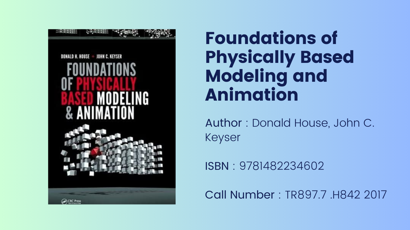 foundation of physically based modeling and animation